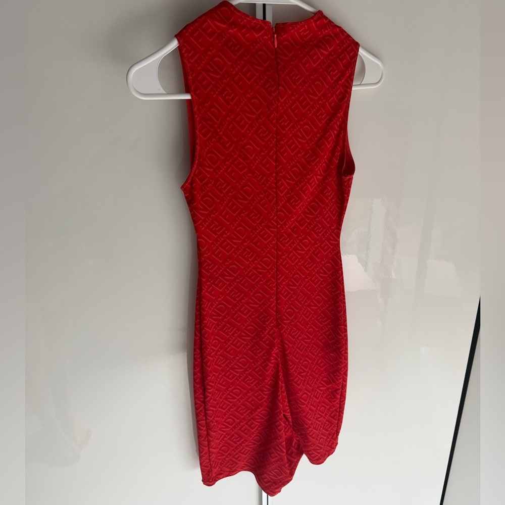 Fendi X Skims Red Jumpsuit - Picture 5 of 5